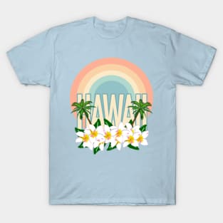 vintage hawiian tropical flowers T-Shirt